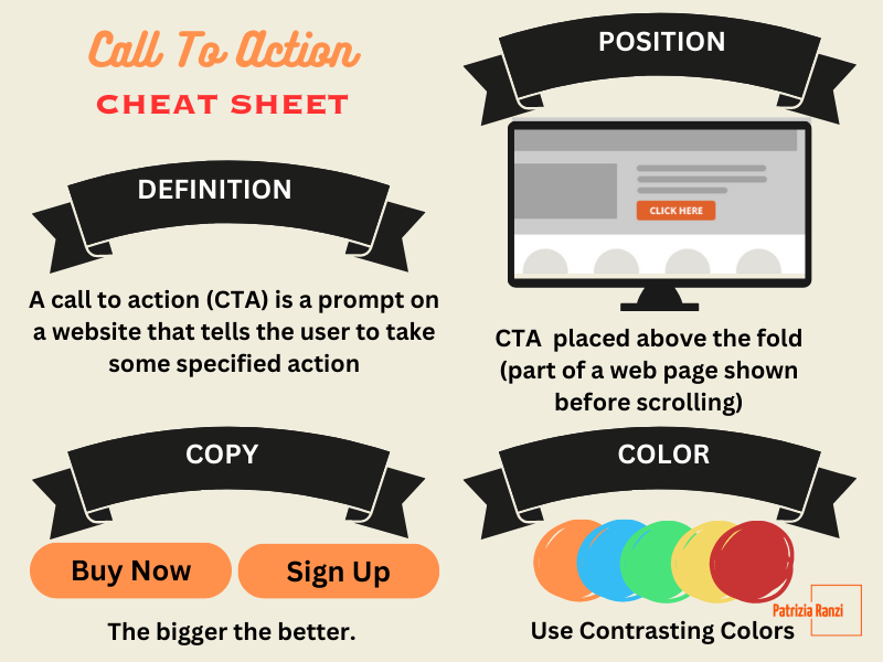 Call to Action Cheat Sheet