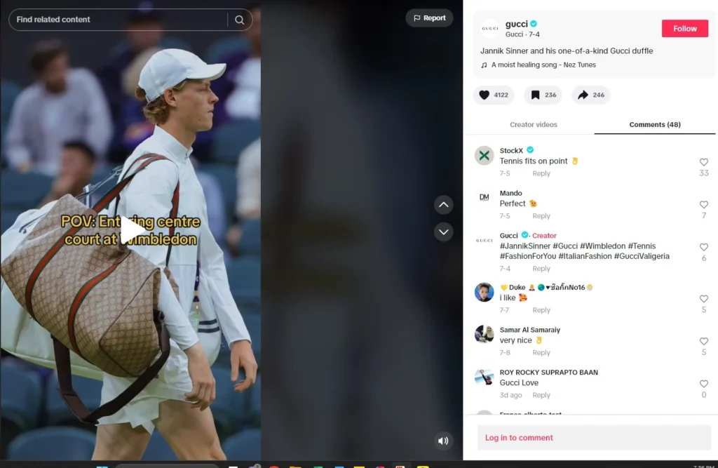 mini case study TikTok for Social media marketing of gucci