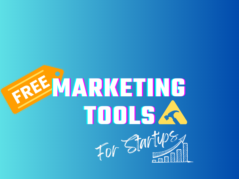 free marketing tools for startups
