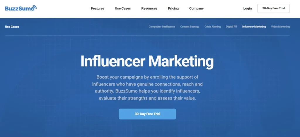 buzsumo top influencer marketing tools